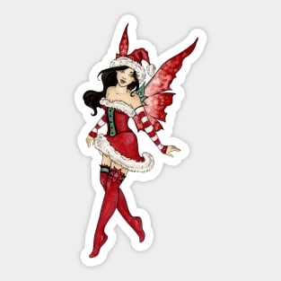 Miss Santa Fairy Sticker